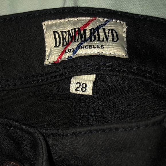 Black Jeans w/ Zippers - Picture 5 of 5